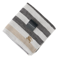 【新品】 ハンドタオル  バーバリーロンドン 51123 BURBERRY LONDON グレー系 メンズ