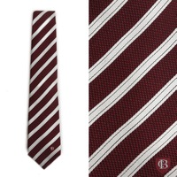 【新品】 ブラックレーベル クレストブリッジ ストライプ　シルクネクタイ  69441 BLACK LABEL CRESTBRIDGE ブラウン メンズ