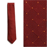 【新品】 ブラックレーベル・クレストブリッジ ドットネクタイ  67402 BLACK LABEL CRESTBRIDGE ボルドー メンズ