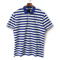 【新品】 ボーダーポロ 4 バーバリーブラックレーベル 47590 BURBERRY BLACK LABEL ブルー系 メンズ