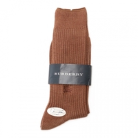 【新品】 靴下 25〜27 バーバリー 53402 BURBERRY ブラウン系 メンズ
