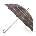 【新品】 傘 カバー付き チェック柄 ゴールドディテール 60サイズ 全長91cm 親骨60cm バーバリー 71847 BURBERRY グレー メンズ