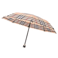 【新品】 折り畳み傘 チェックアンブレラ 102cm , [長さ]45cm , [持ち手]5cm バーバリー y-000640 BURBERRY キャメル系 メンズ