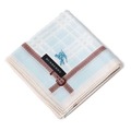 【新品】 薄手 ハンカチ チェック  バーバリー 70411 BURBERRY ブラウン メンズ