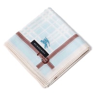 【新品】 薄手 ハンカチ チェック  バーバリー 70411 BURBERRY ブラウン メンズ