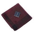【新品】 薄手 ハンカチ チェック  バーバリー 70471 BURBERRY ブラウン メンズ