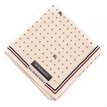 【新品】 薄手 ハンカチ ドット  バーバリー 72022 BURBERRY ベージュ レディース