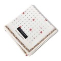 【新品】 薄手 ハンカチ 花柄  バーバリー 70443 BURBERRY ネイビー レディース