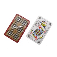 【新品】バーバリー レアアイテム トランプ レッド系 メンズ レディース レア トランプ プレゼントに 26016