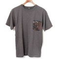 カモフラポケット半袖Tシャツ 2 バーバリーブラックレーベル 73962 BURBERRY BLACK LABEL グレー メンズ