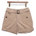 ショートパンツ　ベルト付き ベージュ 36 バーバリーロンドン 67811 BURBERRY LONDON ベージュ レディース