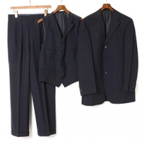 スーツ3ピース 35.5 バーバリーロンドン 70822 BURBERRY LONDON ネイビー メンズ