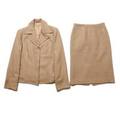 スーツ上下セット 40 バーバリーロンドン 66302 BURBERRY LONDON ベージュ レディース