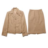 スーツ上下セット 40 バーバリーロンドン 66302 BURBERRY LONDON ベージュ レディース