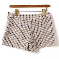 チェックショートパンツ 38 バーバリーブルーレーベル br01000804 BURBERRY BLUE LABEL ベージュ レディース