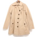 チェックライナー付トレンチコート 40 バーバリーブルーレーベル 73896 BURBERRY BLUE LABEL ベージュ レディース
