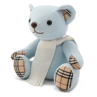 テディベアー 12(横巾)×14.5cm(高さ) バーバリー 43551 BURBERRY ブルー系 レディース