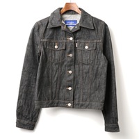 デニムジャケット 38 バーバリーブルーレーベル 01000390 BURBERRY BLUE LABEL ブラック レディース