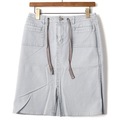 デニムスカート 38 バーバリーブルーレーベル 63583 BURBERRY BLUE LABEL ブルー系 レディース
