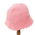 ニットバケットハット  バーバリーブルーレーベル 70854 BURBERRY BLUE LABEL ピンク レディース