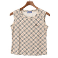 ノースリーブカットソー 38 バーバリーブルーレーベル 49618 BURBERRY BLUE LABEL ベージュ系 レディース