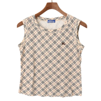 ノースリーブカットソー 38 バーバリーブルーレーベル 49618 BURBERRY BLUE LABEL ベージュ系 レディース