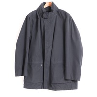 ハイネック比翼ジップアップジャケット 46 バーバリーロンドン 76164 BURBERRY LONDON ネイビー メンズ