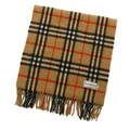 バーバリーズ チェックマフラー 33047 茶系 伝統色のバーバリーチェック柄マフラー