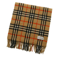 バーバリーズ チェックマフラー 33047 茶系 伝統色のバーバリーチェック柄マフラー