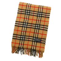 バーバリーズ マフラー ブラウン系 メンズ 防寒対策にオススメ 32467