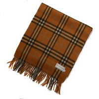 バーバリーズ 英国チェックマフラー 31433 ベージュ系 メンズ レディース