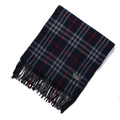 バーバリーズ 英国チェックマフラー 32379 ネイビー系