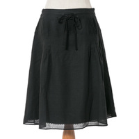 バーバリーブルーレーベル ギャザースカート ブラック系 40730 レディース