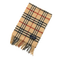 バーバリーロンドン チェック柄マフラー ブラウン系 31965