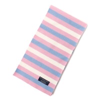 バーバリーロンドン ボーダーマフラー 29412 ピンク系 レディース カラフルなボーダー柄