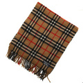 バーバリーロンドン 英国チェックマフラー 30946 ベージュ系 チェックがお洒落