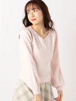 バックリュバンレディーニット/ベビーピンク