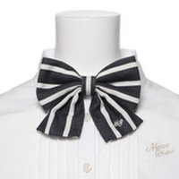 ボーダー柄リボンタイ