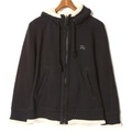 ボア切替ジップアップパーカー 2 バーバリーブラックレーベル br01001257 BURBERRY BLACK LABEL ブラック メンズ