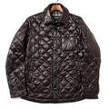 ポケット付きキルティングダウンジャケット L バーバリーブラックレーベル 66490 BURBERRY BLACK LABEL ブラック メンズ
