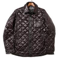 ポケット付きキルティングダウンジャケット L バーバリーブラックレーベル 66490 BURBERRY BLACK LABEL ブラック メンズ
