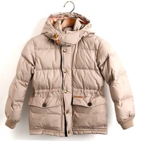 リブ切替ダウンジャケット 8Y/128cm バーバリーロンドン 68547 BURBERRY LONDON ベージュ ボーイズ