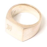 ロゴマーク入り　リング　925 21.5号 バーバリーズ 76578 Burberrys シルバー メンズ