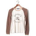 ロゴ入りシャツ 38 バーバリーブルーレーベル 43573 BURBERRY BLUE LABEL ブラウン系×ホワイト系 メンズ