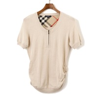 半袖セーター 2 バーバリーロンドン 63210 BURBERRY LONDON ベージュ系 レディース