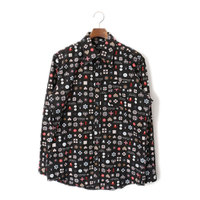 柄物シャツ 3 バーバリーブラックレーベル 47315 BURBERRY BLACK LABEL ブラック系 メンズ