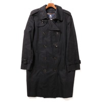 裏地チェックライナー付トレンチコート L バーバリーロンドン 65177 BURBERRY LONDON ブラック メンズ