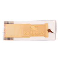 栞 3.3×9.5cm バーバリーズ 48236 Burberrys ゴールド系 メンズ