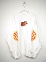 chicken pie sweater/RED