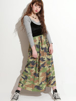 WEGO/裏毛マキシスカート